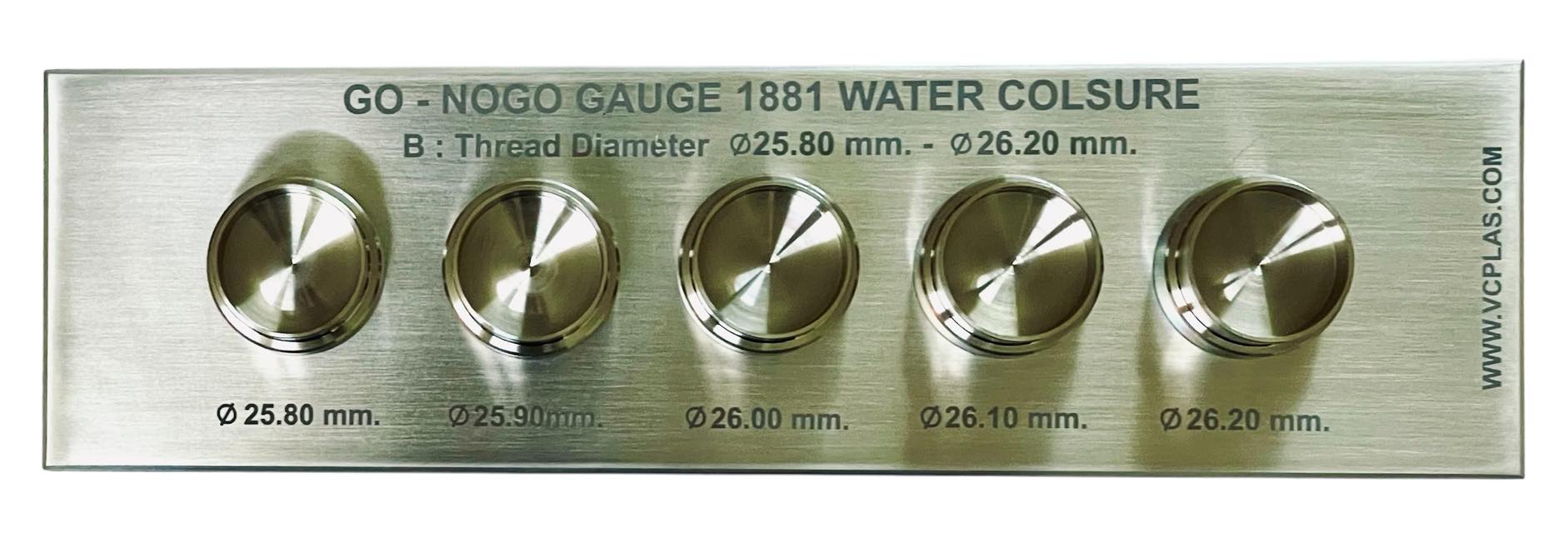 GO NOGO GAUGE cap seal