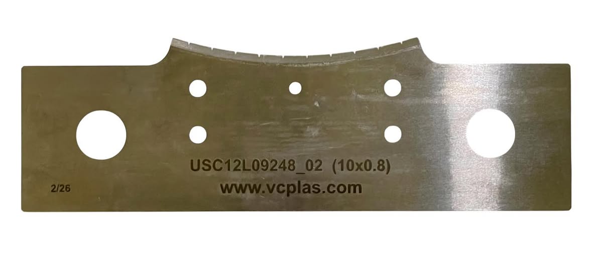 Pilot Blade Cutting edge durable, withstands over 40 million caps. 