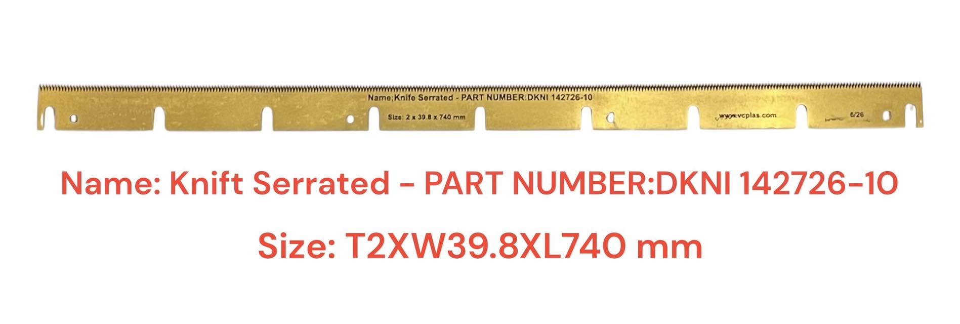 Film cutting saw blade 